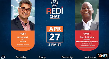 REDI Chat with Gary Horton – “The Light Within, A Vision for Success” Hosted by Rangam